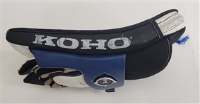 Patrick Roy Colorado Avalanche Game Used & Autographed Goalie Catcher & Blocker w/ Letter of Provenance