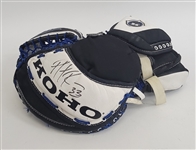 Patrick Roy Colorado Avalanche Game Used & Autographed Goalie Catcher & Blocker w/ Letter of Provenance