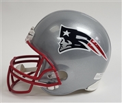 Tom Brady & Rob Gronkowski Dual Autographed New England Patriots Full Size Replica Helmet Beckett & TriStar
