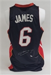 LeBron James Autographed Authentic Miami Heat Jersey UDA