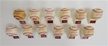 Lot of (12) 1980 Rawlings Official World Series Baseballs