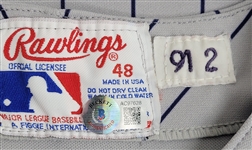 Kirby Puckett 1991 Minnesota Twins Game Used & Autographed Jersey w/ World Series Patch Beckett & Dave Miedema LOA's