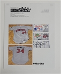 Kirby Puckett 1991 Minnesota Twins Game Used & Autographed Jersey w/ World Series Patch Beckett & Dave Miedema LOA's