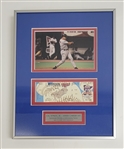 Cal Ripken Jr. Autographed Framed 3000th Hit Ticket w/ Beckett LOA