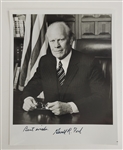 Gerald Ford Autographed 8x10 Photo w/ Beckett LOA