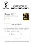 Gerald Ford Autographed 8x10 Photo w/ Beckett LOA