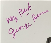 George Burns Autographed 8x10 Photo Beckett