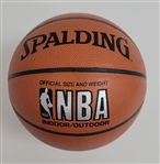 Clyde Drexler Autographed Spalding Basketball Beckett