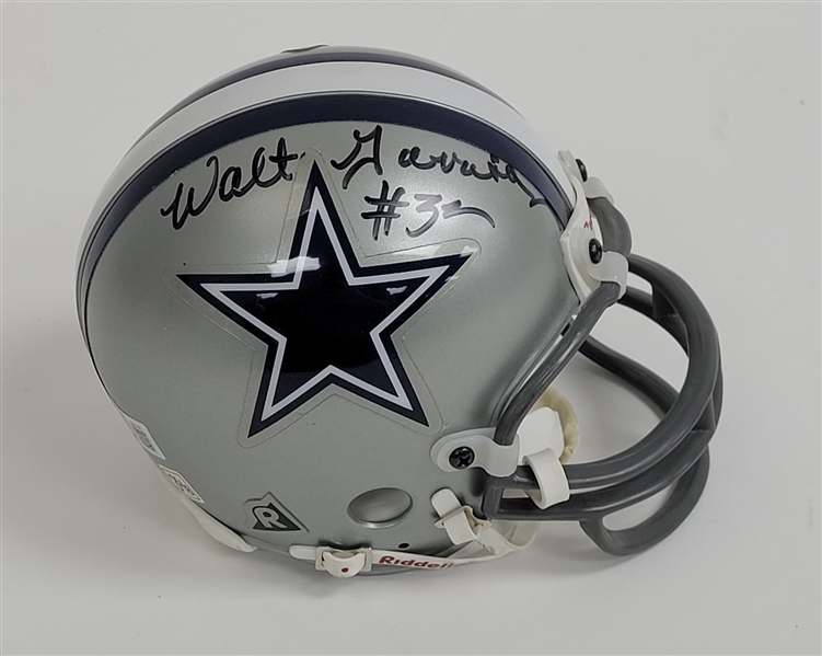 Walt Garrison Autographed Dallas Cowboys Mini Helmet Beckett