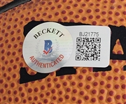Hakeem Olajuwon Autographed Mini Spalding Basketball Beckett