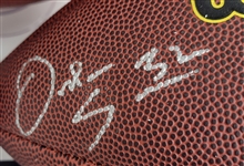 Lot of 3 Von Miller, Rich Gannon, & Onterrio Smith Autographed Footballs Beckett