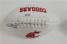 Lot of 2 Danielle Hunter & Keith Millard Autographed Footballs Beckett