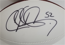 Lot of 2 Chad Greenway & Kevin Williams Autographed Footballs Beckett