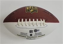 Lot of 2 Chad Greenway & Kevin Williams Autographed Footballs Beckett