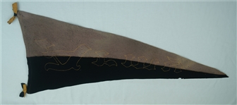 Vintage c. 1920's Army Black Knights Felt Pennant