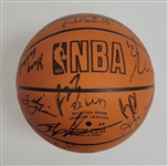 2004 NBA All-Stars Autographed Spalding Basketball w/ Kobe Beckett LOA