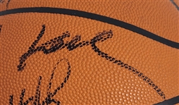 2004 NBA All-Stars Autographed Spalding Basketball w/ Kobe Beckett LOA