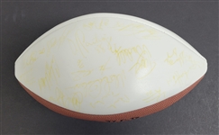1999 New Orleans Saints Team Signed Football From Mike Ditka