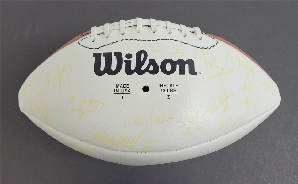 1999 New Orleans Saints Team Signed Football From Mike Ditka