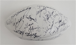 1972 Miami Dolphins Team Signed Football w/ Beckett LOA