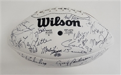 1972 Miami Dolphins Team Signed Football w/ Beckett LOA
