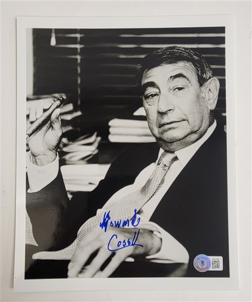 Howard Cosell Autographed 8x10 Photo Beckett