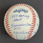 Kirby Puckett Autographed & Multi-Inscribed Stat Baseball w/ JSA LOA
