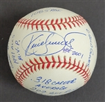 Kirby Puckett Autographed & Multi-Inscribed Stat Baseball w/ JSA LOA