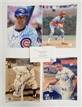 Lot of 4 Autographed Baseball 8x10 Photos & 1 Postcard w/ Billy Martin Beckett