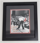 Bobby Knight Autographed & Rare "Damn Missed the Ref" Inscribed Framed 8x10 Photo Steiner