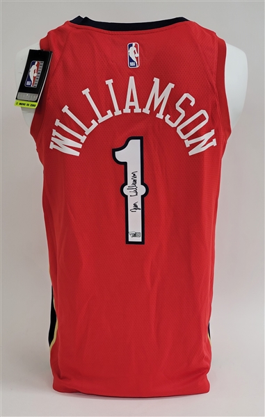Zion Williamson Autographed Authentic New Orleans Pelicans Swingman Jersey 