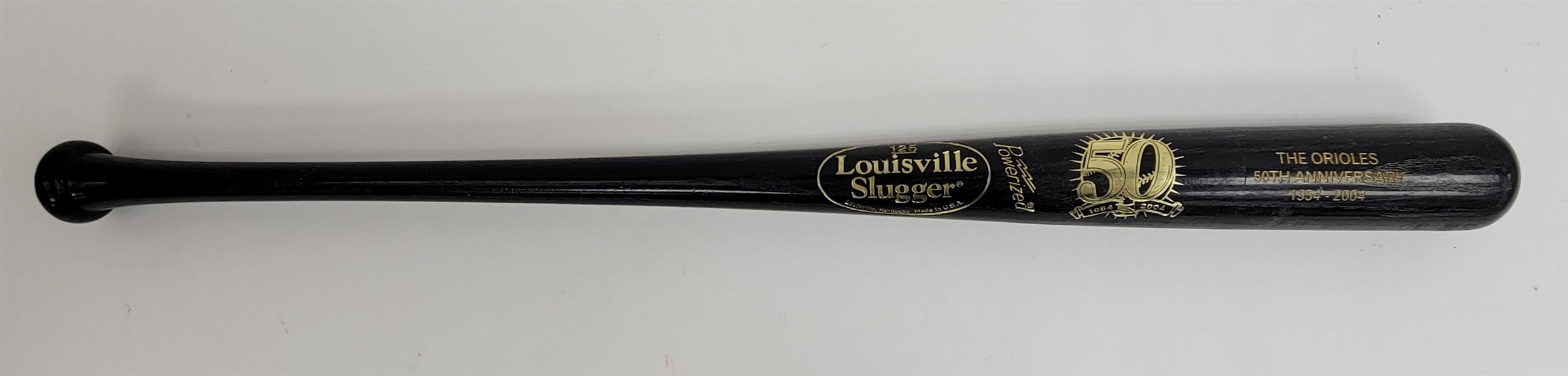 Baltimore Orioles 50th Anniversary Commemorative Bat