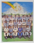 "Negro League Tribute to Leon Day" Autographed 24x30 Ron Lewis Lithograph LE #1066/1200 w/ Beckett LOA