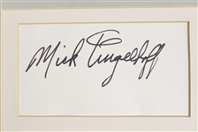 Mick Tingelhoff Autographed & Framed Cut & Handwritten Letter w/ Autographed 1959 Nebraska Letterman Jacket Beckett