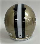 Drew Brees Autographed & Inscribed New Orleans Saints Full Size Replica Helmet w/Beckett Authentication