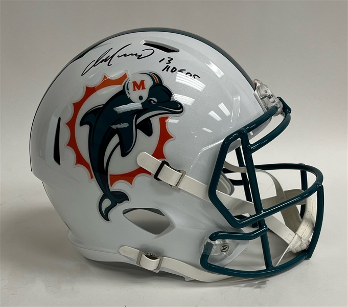 Dan Marino Autographed & Inscribed Miami Dolphins Full Size Replica Helmet w/ Beckett Authentication