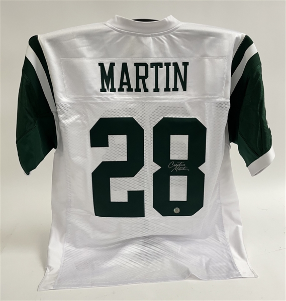 Curtis Martin Autographed New York Jets Jersey