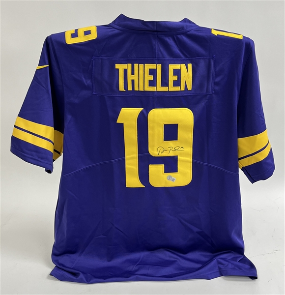 Adam Thielen Autographed Minnesota Vikings Jersey Beckett