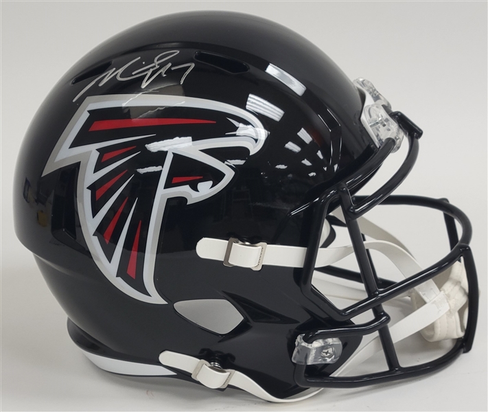 Michael Vick Autographed Atlanta Falcons Full Size Replica Helmet