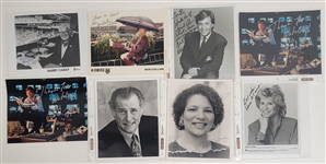 Lot of 27 Sports Announcers, Writers, & Executives Autographed 8x10 Photos w/ Detailed Letter of Provenance