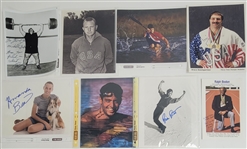 Lot of 29 Olympic Athletes & Coaches Autographed 8x10 Photos w/ Detailed Letter of Provenance