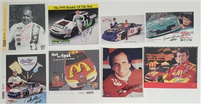 Lot of 27 Racecar Related Autographed 8x10 Photos w/ Detailed Letter of Provenance