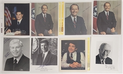 Lot of 32 Governors Autographed 8x10 Photos w/ Detailed Letter of Provenance