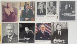 Lot of 32 Governors Autographed 8x10 Photos w/ Detailed Letter of Provenance