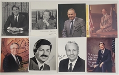 Lot of 32 Governors Autographed 8x10 Photos w/ Detailed Letter of Provenance