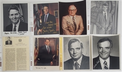 Lot of 32 Governors Autographed 8x10 Photos w/ Detailed Letter of Provenance