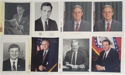 Lot of 34 Governors Autographed 8x10 Photos w/ Detailed Letter of Provenance