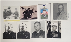 Lot of 26 War Heroes & Pilots Autographed 8x10 Photos w/ Detailed Letter of Provenance