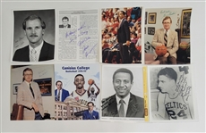 Lot of 23 Basketball Coaches, Executives, & Agents Autographed 8x10 Photos w/ Detailed Letter of Provenance