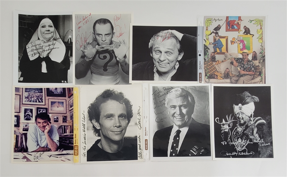 Lot of 20 Entertainers Autographed 8x10 Photos w/ Detailed Letter of Provenance